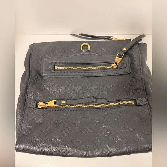 Authentic Louis Vuitton Petillante Empreinte Clutch Blue-Black | Gold Hardware - Picture 12 of 16